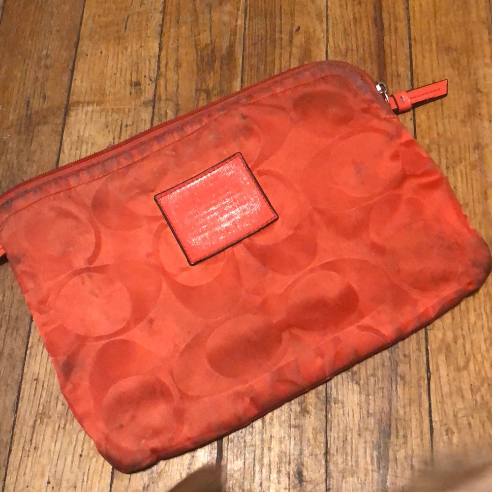 Coach make up bag